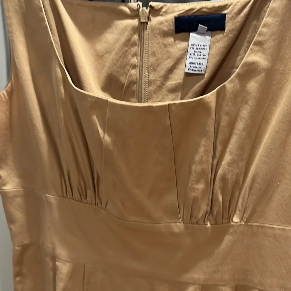 J. Crew khaki sleeveless dress